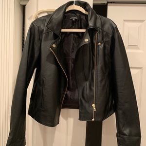 J Crew Mercantile Leather Moto Jacket